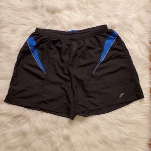 Brooks Running Shorts - Black/Blue - Large